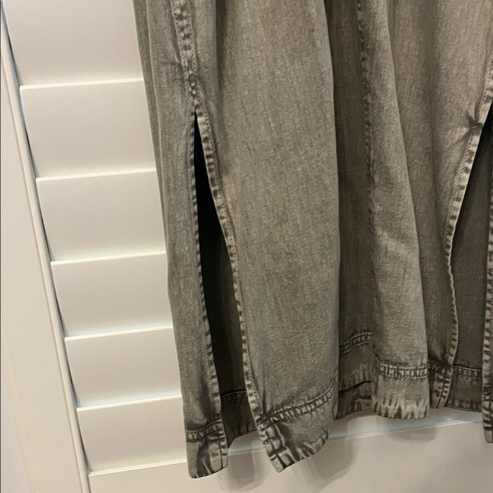 Free People Mad Love Gray/green Midi Dress - Picture 6 of 8